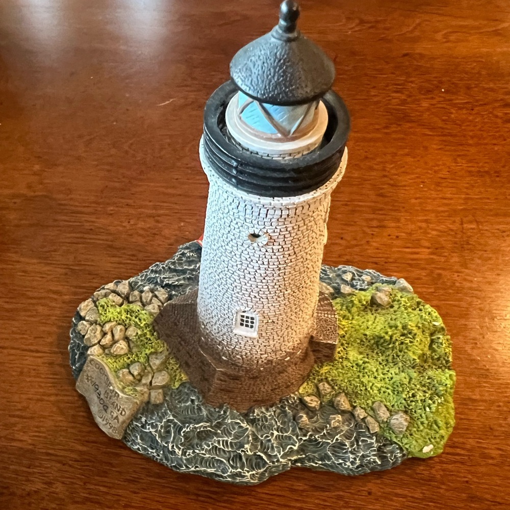 Harbour Lights Hl508 Cockspur Island Ga 1998 with box by Collectors Society Excl
